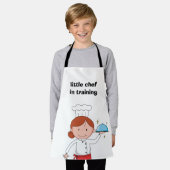小さな料理人 エプロン (着用した状態)