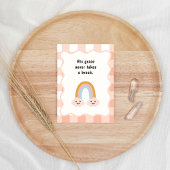 小さな新学期の学生におもしろい贈る シーズンカード