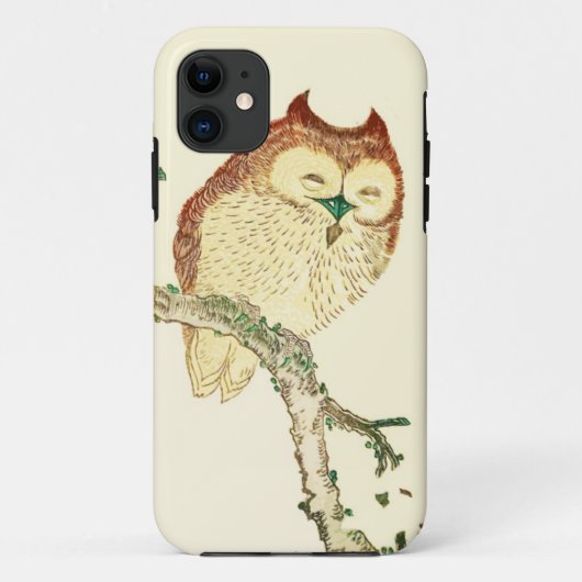 小さな日本のフクロウ Case-Mate iPhoneケース (裏面)