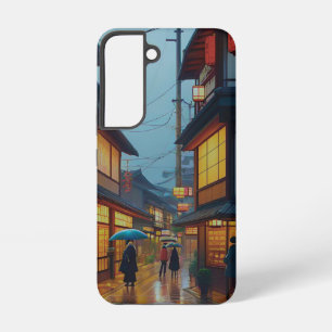 小さな日本の雨の道 SAMSUNG GALAXY S22ケース