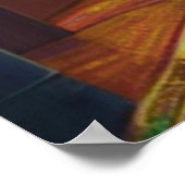 小さな日本の雨路 ポスター (角)