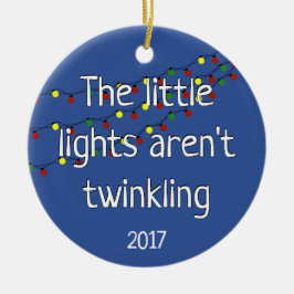 小さな明かりは光らない セラミックオーナメント