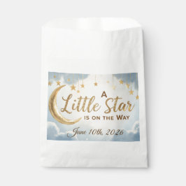 小さな星が途中で赤ちゃんシャワーのお気に入りバッグ フェイバーバッグ