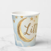 小さな星が途中で赤ちゃんシャワー紙カップ 紙コップ (正面)