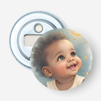 小さな星の赤ちゃんシャワーボタン型栓抜き 栓抜き