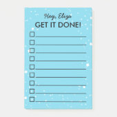 小さな星をリストに載せる | 名前をカスタムする ポストイット (正面)