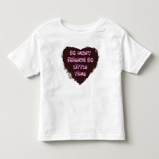 小さな時間の女の子 トドラーTシャツ (正面)