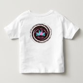 小さな時間の女の子 トドラーTシャツ (裏面)