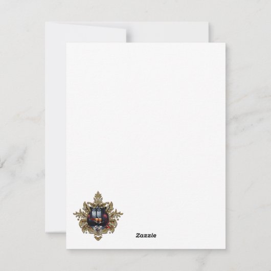 小さな暗い小妖精や小人祝のクリスマス シーズンカード (裏面)