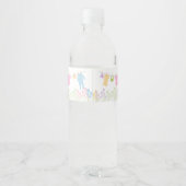 小さな服の赤ちゃんシャワー ペットボトルラベル (裏面)