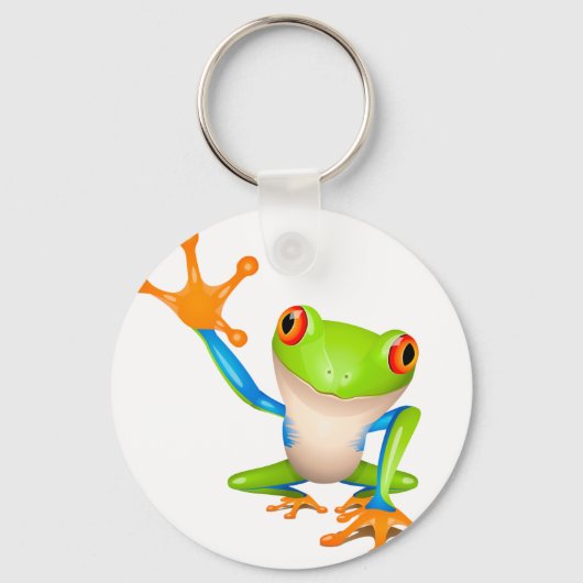 小さな木のカエル キーホルダー (正面)