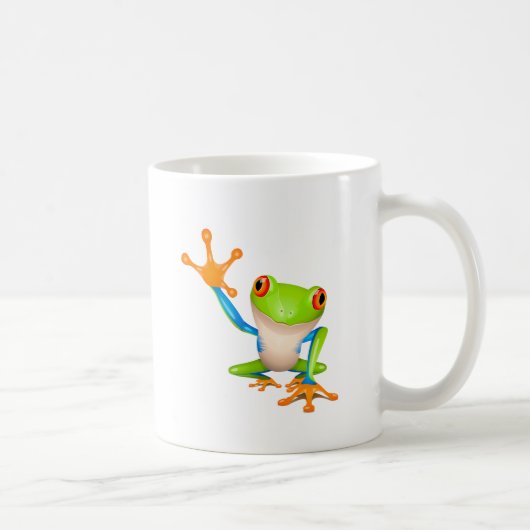 小さな木のカエル コーヒーマグカップ (右)