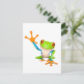 小さな木のカエル ポストカード (スタンド正面)