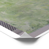 小さな木の赤ポット ポスター (角)