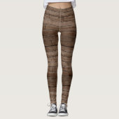 小さな木製フローリング敷板 レギンス (正面)