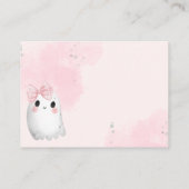 小さな本がベビー エンクロージャーカード (裏面)