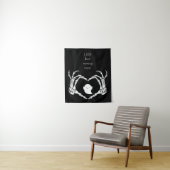 小さな来ブーの間もなくハートの手 タペストリー (インサイチュ)