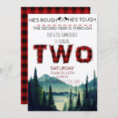 小さな林業者の誕生日招待状 - バッファロープレイド 招待状