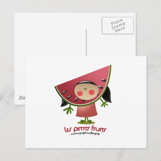 小さな果物 ポストカード (正面/裏面)