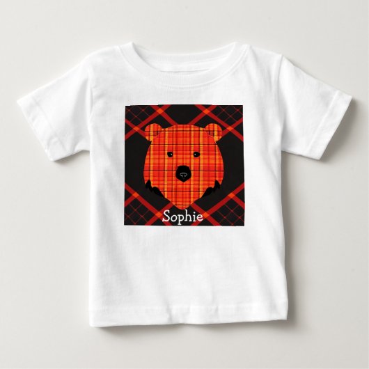 小さな格子縞の物語 ベビーTシャツ (正面)