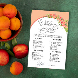 小さな桃あなたの財布の赤ちゃんシャワーゲームに何がある