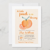 小さな桃が誘いに来る 招待状 (正面)