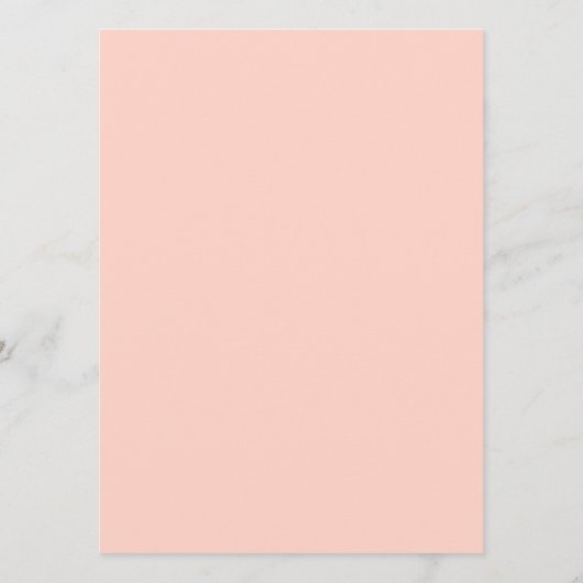 小さな桃の赤ちゃんシャワーがアドバイスカードを願う アドバイスカード (裏面)