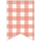 小さな桃の赤ちゃんシャワー バンティングフラッグ (第1の旗)