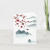 小さな桜 カード (正面)