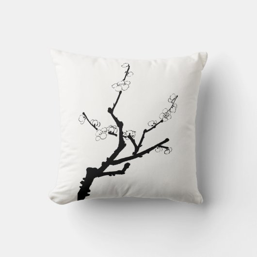 小さな梅の花 – 枕 (正面)