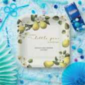 小さな梨の方法フルーツテーマ赤ちゃんシャワー ペーパープレート (パーティー)