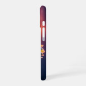 小さな森の精の幻想的なマクロフォトグラフィー iPhone 16ケース (左側面)