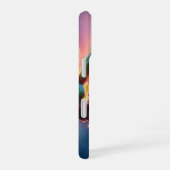 小さな森の精の幻想的なマクロフォトグラフィー iPhone 16ケース (右側面)