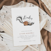 小さな森林地帯の動物の赤ちゃんシャワー 招待状