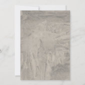 小さな森林地帯の動物の赤ちゃんシャワー 招待状 (裏面)