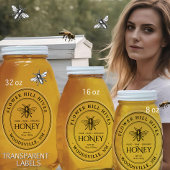 小さな楕円形ハニーラベルビーフランスのクイーンラインジャース シール