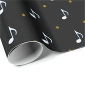 小さな楽譜 ラッピングペーパー (ロールコーナー)