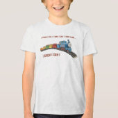 小さな機関車 トライブレンドTシャツ (正面)