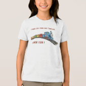 小さな機関車 トライブレンドTシャツ (正面)