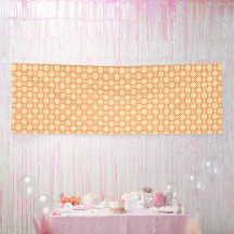 小さな正方形のオレンジと白の背景