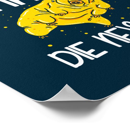 小さな死は決して水の熊を生きる ポスター (角)