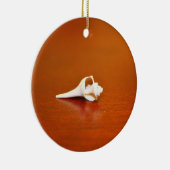 小さな殻 セラミックオーナメント (右)