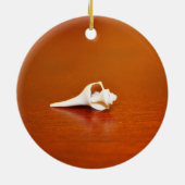 小さな殻 セラミックオーナメント (裏面)