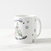 小さな毛むくじゃらのクリスマス コーヒーマグカップ (正面右)