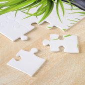 小さな毛むくじゃらの灰色のロバ ジグソーパズル (側面)