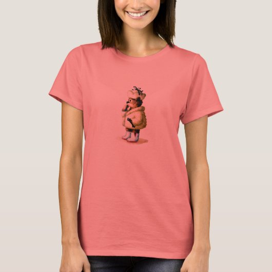小さな毛皮のクマ Tシャツ (正面)