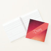 小さな水玉日記ノート ノートブック (内部)