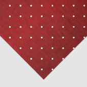 小さな水玉模様オンシャイニーダークレッドティッシュペーパー 薄葉紙 (詳細)