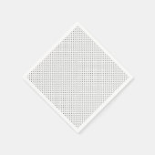 小さな水玉模様白黒 スタンダードカクテルナプキン (角)