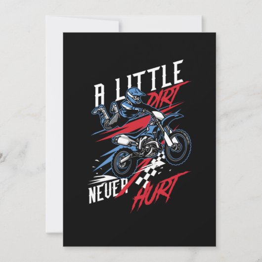 小さな汚れがクワッドレーシングオフロードATV Gを傷つけない 招待状 (正面)